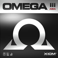 Axiom Omega 3 乒乓球橡膠 MAX, 黑色