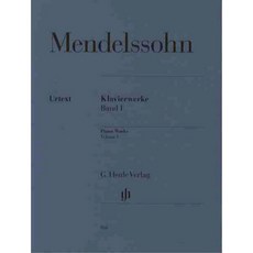 멘델스존 : 피아노작품 BD 1 860, MendelssohnBartholdy,Felix, 마스트미디어