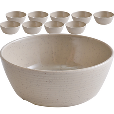 국산 로야 멜라민 특대접 13.6cm, 마블, 10개
