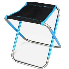 데이즈온샵 휴대용 접이식 낚시 간이 의자 소형, 블루,