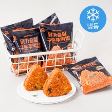 미트리 닭가슴살 구운 주먹밥 전주비빔 (냉동), 100g, 7개