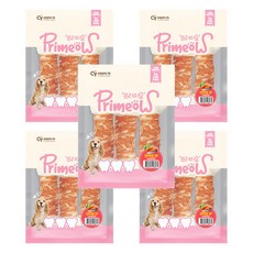 프리미요 중형견 딩고껌 17cm 240g 3p, 연어, 5개