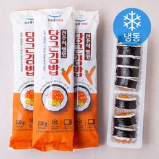 한우물 전주식 당근김밥 (냉동), 230g, 3개