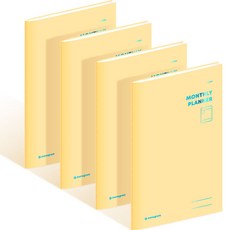 모노그램 1YEARS 먼슬리 플래너 4개 MG-0044, 피에스타 옐로우