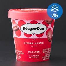 하겐다즈 마카롱 스트로베리 & 라즈베리 아이스크림 (냉동), 403ml, 1개