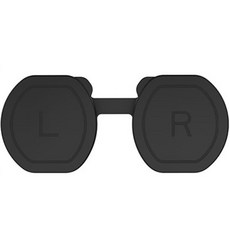 스페이스쉴드 PS VR2 호환 렌즈 보호 실리콘 캡 블랙, 1개, SP5-0004