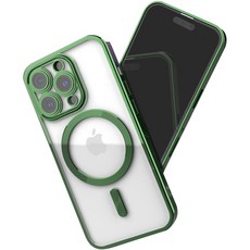 iRUDA 컬러 메탈 풀커버 맥세이프 휴대폰 케이스