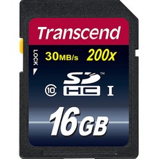 트랜센드 SDHC CLASS10 메모리카드 TS16GSDHC10, 16GB