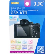 JJC 소니 A7C A7S3 A7M3 ZV-1 A9M2 A7R4 카메라 9H 강화유리 액정보호필름, 1개, GSP-A7II