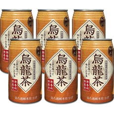 토미나가 고베 사보 우롱차 캔, 340ml, 1개입, 6개