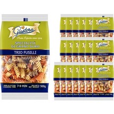 구스토라 삼색 파스타 푸실리, 500g, 20개