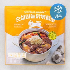 쿠캣 순살 마늘 닭볶음탕 (냉동), 1kg, 1개