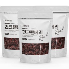 자연다움 건크랜베리, 100g, 3개