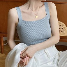 페이퍼먼츠 여성용 배틀리 모던 니트 민소매 티셔츠 04672