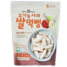 맛있는풍경 유기농 사과 쌀떡뻥, 사과맛, 25g, 1개