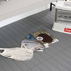 BONOHOUSE 組裝式甲板瓷磚, 灰色, 9個