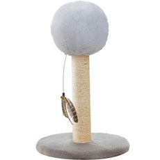 curiouspet 貓咪柱型劍麻繩抓板玩具, B, 1個
