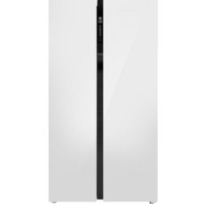 TCL 양문형 글라스도어 냉장고 600L 방문설치, 화이트,