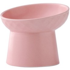 DING DONG PET 寵物蜂蜜斜面陶瓷餐具, 粉色, 1個