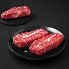 푸드랩플러스 미국산 프라임 부채살 스테이크용 300g + 프라임 살치살 스테이크용 150g 프라임 콤보팩 세트 (냉장), 1세트