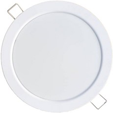 LETONE LED 욕실 매입등 방습형 15w 지름 175mm x H 65mm, 주백색(아이보리빛), 1개