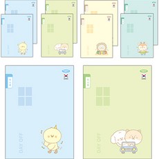 펜피아 800 초등노트 1-6 독서록, 랜덤 발송, 10개 A, B, C, D(랜덤발송), 10개