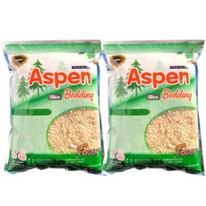 포그니 소동물용 아스펜 슬라이스 베딩, 350g, 2개