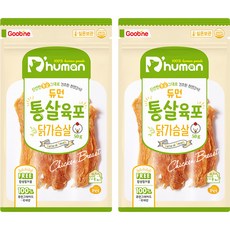 듀먼 통살육포, 닭가슴살, 50g, 2개 - 듀먼