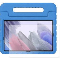 제이로드 에바폼 태블릿 PC 케이스 + 액정보호필름 세트, 블루