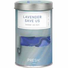 PRESH 大豆香氛蠟燭 L號, 600g, Lavender Save Us 薰衣草薄荷, 1罐