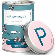 PRESH 大豆香氛蠟燭 M號, 220g, Air Swimmer 烘焙堅果, 1罐