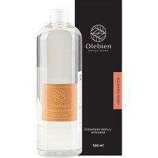 올레비엔 프리미엄 퍼퓸 디퓨저 리필용, 1개, 500ml, 블루밍 피오니