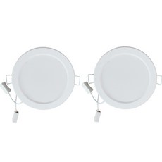 루시아 LED 디밍 다운라이트 매입등 20W 외경 175mm x 높이 30mm x 타공 140mm, 전구색, 2개