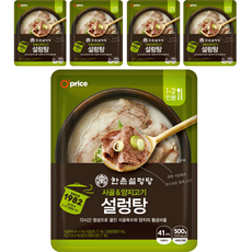 Oprice 한촌설렁탕 정통설렁탕 500g, 5개