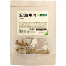 자연지인 연근연잎 차 삼각티백