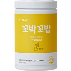 꼬박꼬밥 식사대용 스윗콘 맛 한끼 쉐이크, 600g,