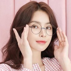 멜라크메 새들노즈 코없는 티타늄 안경테 블루라이트 차단 렌즈