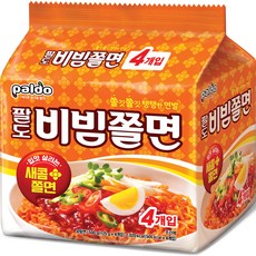 팔도 비빔쫄면 125g, 4개