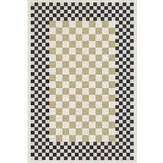 피노블릭 DIY 북유럽 발코니 현관 코일매트 80 x 120 cm, 더블체커보드 커피, 1개