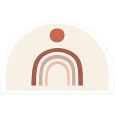 모네타 반원형 모던 발매트, A01, 1개