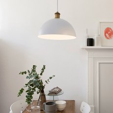 히트조명 클로카 1등 식탁 펜던트 조명 대 D26374WH, 화이트