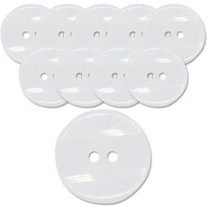 동대문단추왕 단추 21mm NS6, 10개, 화이트