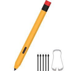 제이로드 갤럭시 탭S6 라이트 연필 케이스 + 펜촉 5p + 전용 핀셋 세트, 오렌지 + 레드, 1세트