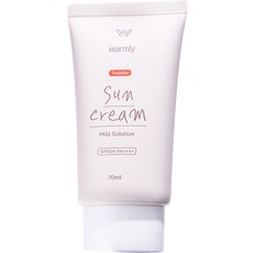 웜리 토들러 마일드 솔루션 선크림 SPF50+ PA++++, 70ml, 1개