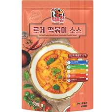 떡불킹 로제 떡볶이 소스 더순한맛, 1개, 500g