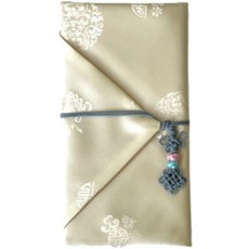 Rmye高級雙絲緞絲綢禮金袋, 象牙白, 1個