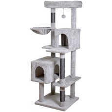 PET Morning 貓咪妙舒服貓塔2貓屋大休息室, 灰色, 1個