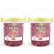 꼭멍꼭멍 강아지 우리아이 두툼한 수제버거 멀티건강, 오리분쇄육, 500g, 2개