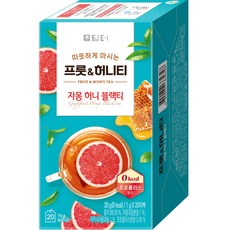 담터 프룻 & 허니티 자몽 허니 블랙티, 1g, 20개입, 1개