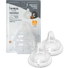 아이별프렌즈 아동용 꼬미 젖꼭지, 2단계, 1세트